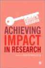 Image for Achieving impact in research