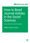 Image for How to read journal articles in the social sciences: a very practical guide for students