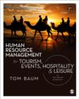 Image for Human resource management for tourism, events, hospitality &amp; leisure  : an international perspective