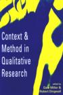 Image for Context and Method in Qualitative Research
