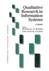 Image for Qualitative research in information systems: a reader