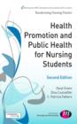 Image for Health promotion and public health for nursing students