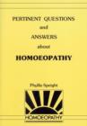 Image for Pertinent questions and answers about homeopathy