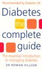 Image for Diabetes: the complete guide : the essential introduction to managing diabetes