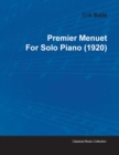 Image for Premier Menuet By Erik Satie For Solo Piano (1920)