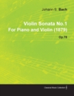 Image for Violin Sonata No.1 By Johannes Brahms For Piano and Violin (1879) Op.78