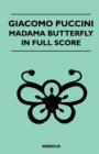 Image for Giacomo Puccini - Madama Butterfly In Full Score