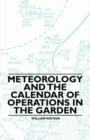Image for Meteorology and the Calendar of Operations in the Garden