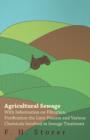Image for Agricultural Sewage - With Information on Filtration, Purification the Lime Process and Various Chemicals Involved in Sewage Treatment