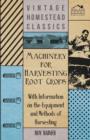 Image for Machinery for Harvesting Root Crops - With Information on the Equipment and Methods of Harvesting