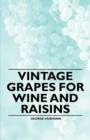Image for Vintage Grapes for Wine and Raisins