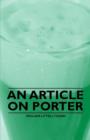 Image for An Article on Porter