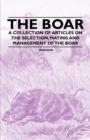 Image for The Boar - A Collection of Articles on the Selection, Mating and Management of the Boar