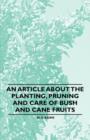 Image for An Article About the Planting, Pruning and Care of Bush and Cane Fruits