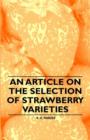Image for An Article on the Selection of Strawberry Varieties