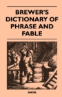 Image for Brewer&#39;s Dictionary of Phrase and Fable