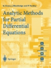 Image for Analytic methods for partial differential equations