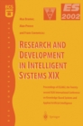 Image for Research and Development in Intelligent Systems XIX: Proceedings of ES2002, the Twenty-second SGAI International Conference on Knowledge Based Systems and Applied Artificial Intelligence