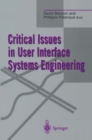 Image for Critical Issues in User Interface Systems Engineering