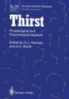 Image for Thirst : Physiological and Psychological Aspects