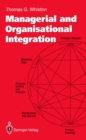 Image for Managerial and Organisational Integration