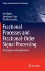 Image for Fractional processes and fractional-order signal processing  : techniques and applications