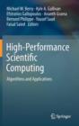 Image for High-performance scientific computing  : algorithms and applications