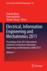 Image for Electrical, information engineering and mechatronics 2011: proceedings of the 2011 International Conference on Electrical, Information Engineering and Mechatronics (EIEM 2011)