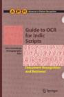 Image for Guide to OCR for Indic Scripts : Document Recognition and Retrieval