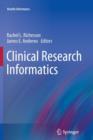 Image for Clinical research informatics