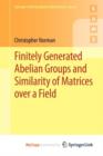 Image for Finitely Generated Abelian Groups and Similarity of Matrices over a Field