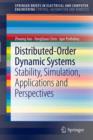 Image for Distributed-Order Dynamic Systems : Stability, Simulation, Applications and Perspectives