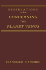 Image for Observations Concerning the Planet Venus