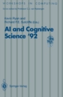 Image for AI and Cognitive Science &#39;92: University of Limerick, 10-11 September 1992