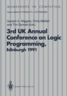 Image for ALPUK91: Proceedings of the 3rd UK Annual Conference on Logic Programming, Edinburgh, 10-12 April 1991