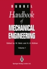 Image for DUBBEL - Handbook of Mechanical Engineering