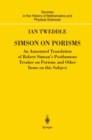 Image for Simson on porisms: an annotated translation of Robert Simson&#39;s posthumous treatise on porisms and other items on this subject
