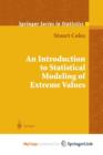 Image for An Introduction to Statistical Modeling of Extreme Values