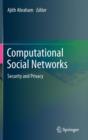 Image for Computational social networksVolume 2,: Security and privacy