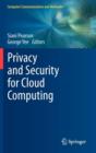 Image for Privacy and Security for Cloud Computing