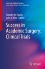 Image for Success in academic surgery: clinical trials