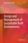 Image for Design and management of sustainable built environments