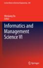 Image for Informatics and Management Science VI