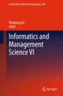 Image for Informatics and management science. : 209