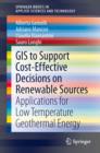 Image for GIS to Support Cost-effective Decisions on Renewable Sources