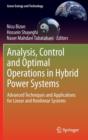 Image for Analysis, Control and Optimal Operations in Hybrid Power Systems