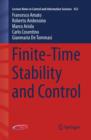 Image for Finite-Time Stability and Control