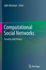 Image for Computational Social Networks : Security and Privacy