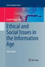 Image for Ethical and Social Issues in the Information Age
