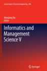 Image for Informatics and Management Science V